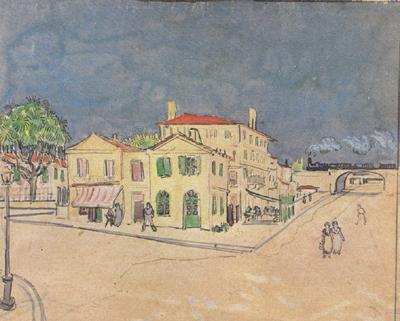 Vincent Van Gogh Vincent's House in Arles (nn04) oil painting image